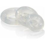 Premium Silicone Ring Set Clear Pack Of 3 - Image 2