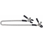 Spartacus Adjustable Nipple Clamps With Curved Chain - Image 3