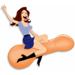 Bachelorette Party Favors Captain Pecker Inflatable Party Pecker - Image 3