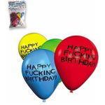 Happy Fucking Birthday 11in Balloons - 8 Per Pack - Image 2