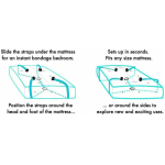 Under The Bed Restraint System Black - Image 3