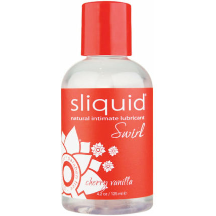 Sliquid Swirl Cherry Vanilla Flavored Lubricant 4.2oz