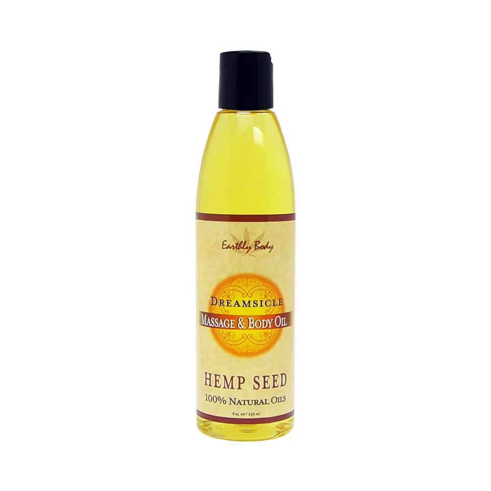 Earthly Body Massage Oil Dreamsicle 8 ounces