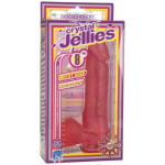 Crystal Jellies - 8in Realistic Cock W/balls Pink - Image 3