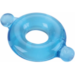 Elastomer Cock Ring (blk,blu,clr/3)