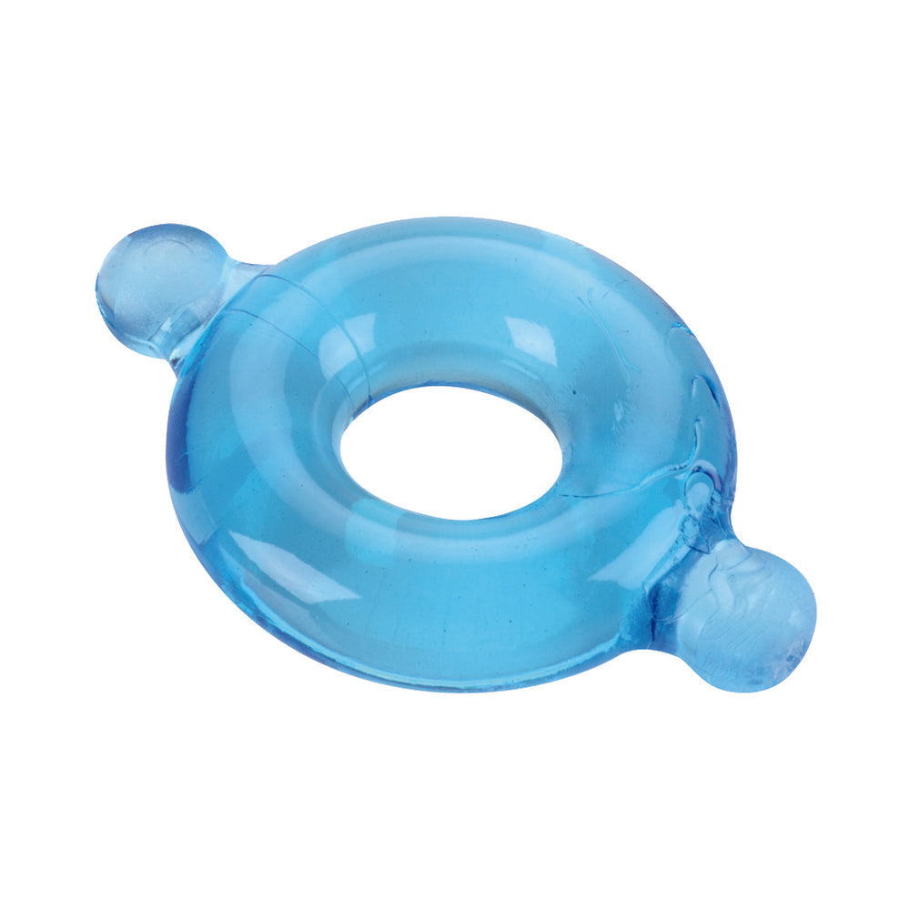 Elastomer Cock Ring (blk,blu,clr/3)