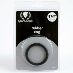 Spartacus Rubber Cock Ring 1.5in. (black) - Image 2