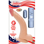 Real Skin All American Whoppers Dong With Balls 8 Inches - Image 3