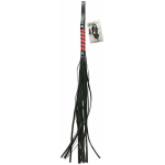 Red & Black Stripe Flogger