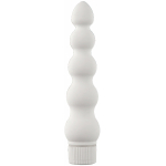 White Nights 7 inches Ribbed Vibrator