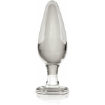 Icicles No 26 Glass Butt Plug Clear