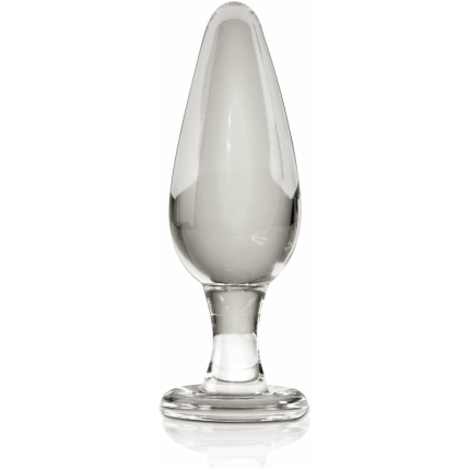 Icicles No 26 Glass Butt Plug Clear