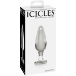 Icicles No 26 Glass Butt Plug Clear - Image 3