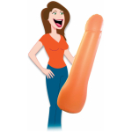 Bachelorette Party Favors Captain Pecker Inflatable Party Pecker