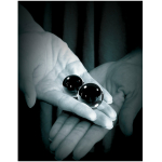 Fetish Fantasy Ltd. Ed. Medium Black Glass Ben-wa Balls - Image 2