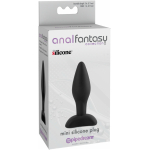 Anal Fantasy Mini Silicone Plug Black - Image 3
