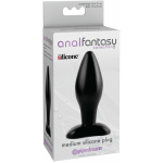 Anal Fantasy Medium Silicone Plug Black - Image 3