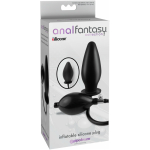 Anal Fantasy Inflatable Silicone Plug Black - Image 3