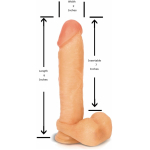 Hung Rider Mitch Dildo Beige 8 inches - Image 2