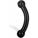 Glas Double Bull Black Dildo
