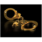 Fetish Fantasy Gold Metal Cuffs Handcuffs