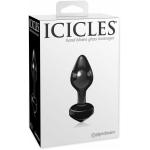 Icicles No. 44 Black Glass Butt Plug - Image 3