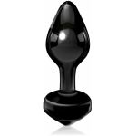 Icicles No. 44 Black Glass Butt Plug