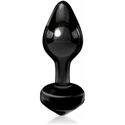 Icicles No. 44 Black Glass Butt Plug