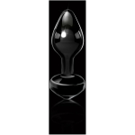Icicles No. 44 Black Glass Butt Plug - Image 2