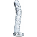 Icicles No. 60 Glass G-Spot Dong Clear