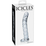 Icicles No. 60 Glass G-Spot Dong Clear - Image 3