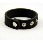 Neoprene Snap Cock Ring Black