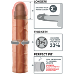 Perfect 2 Inches Extension - Beige - Image 2