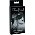 Fetish Fantasy Black Satin Blindfold OS - Image 3