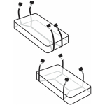 Wraparound Mattress Restraints Black - Image 2