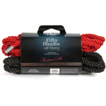Fifty Shades Of Grey Restrain Me Bondage Rope Twin Pack (1 Red/ 1 Black) - Image 2