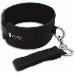 Lux Fetish Collar And Leash Set Black