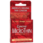 Kimono Micro Thin Lubricated Latex Condomos (3 Pack) - Image 2