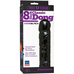 Vac-U-Lock 8" CodeBlack Classic Dong - Black - Image 2