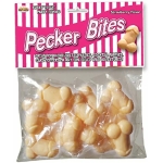 Pecker Bites Strawberry Candy 16 Pieces Bag