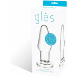 Glas 3.5 inches Glass Butt Plug Clear - Image 2