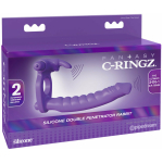 Fantasy C-Ringz Silicone Double Penetrator Rabbit - Image 3