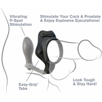 Rock Hard Ass Gasm Vibrating Ring - Black - Image 2