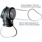 Fantasy C-Ringz Cock Pipe Ball Stretcher Black - Image 2