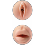 Tight Grip Pussy/Mouth Masturbator Beige - Image 2