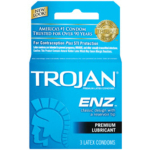 Trojan ENZ Lubricated Condoms 3 Pack - Image 2