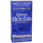 Kimono Micro Thin Lubricated Latex Condoms 12 Pack - Image 2