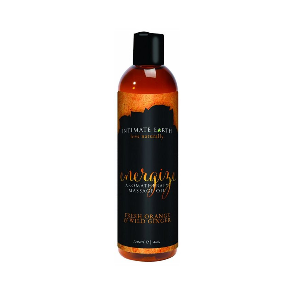 Intimate Earth Energize Massage Oil 4oz