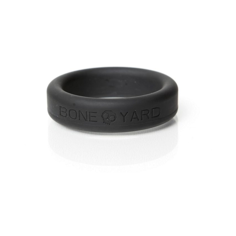 Boneyard Silicone Ring 1.4 inches Black