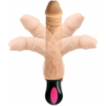 Skinsations Vibra-flex Heat Seeker Flexible/warming Dildo 12 Function